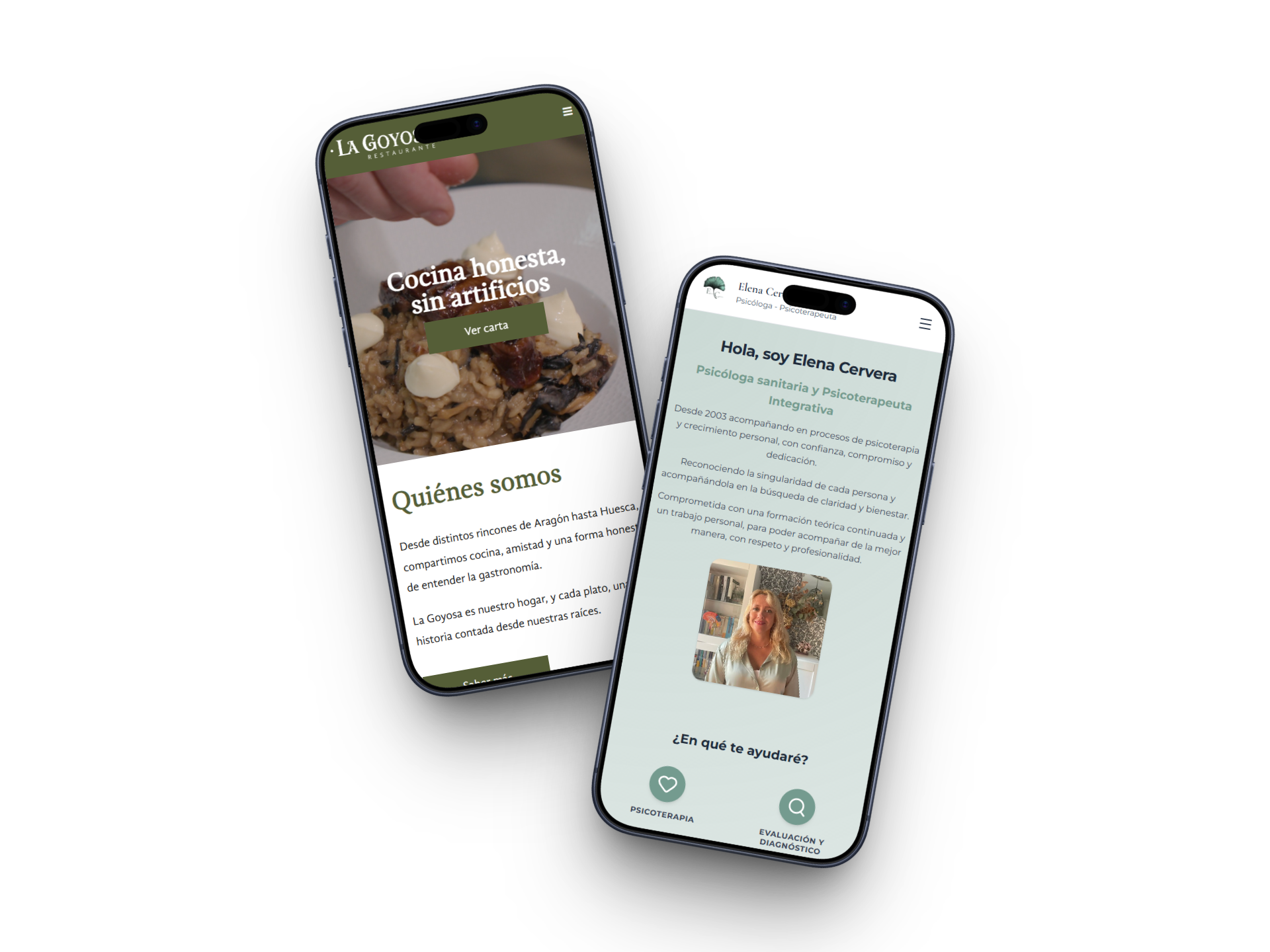 Diseño web mockup 1
